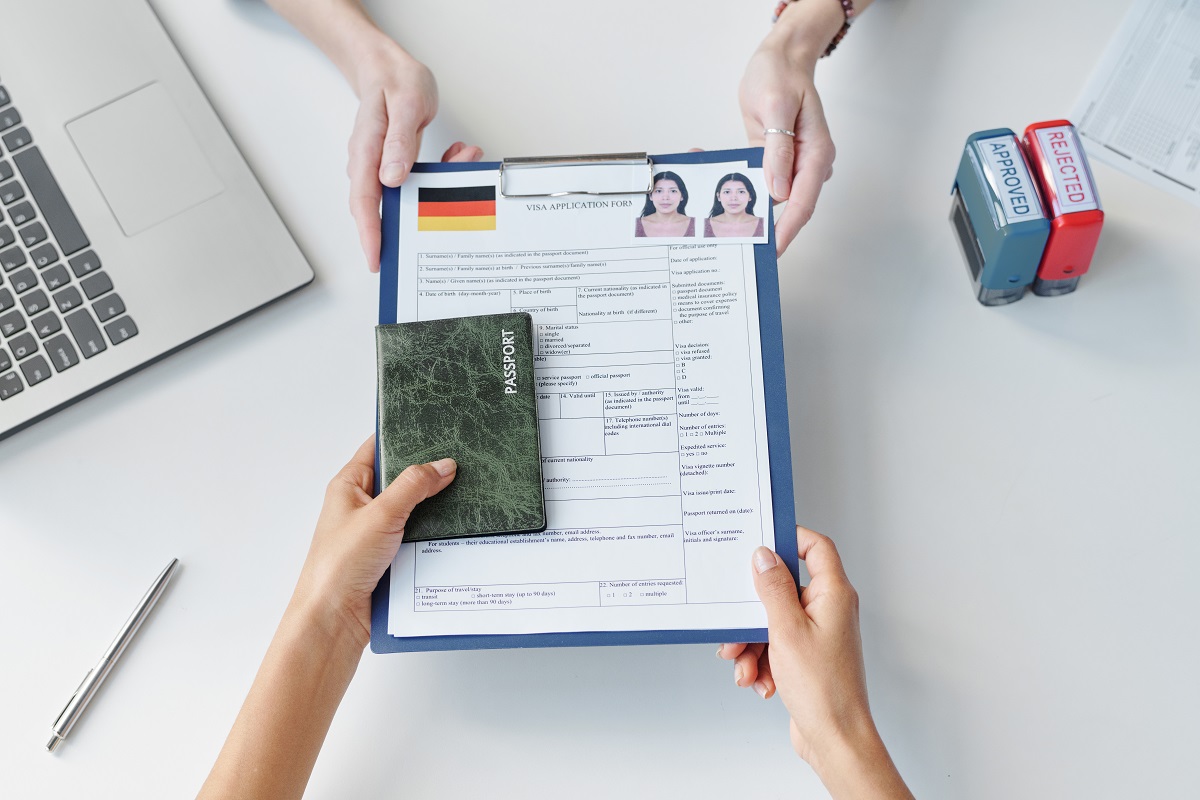 Formularz zameldowania w Niemczech